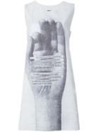 Mm6 Maison Margiela Hand Print Tank Dress
