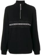 Ermanno Ermanno Embroidered Logo Sweaer - Black