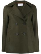 Harris Wharf London Fitted Double-breasted Blazer - Green