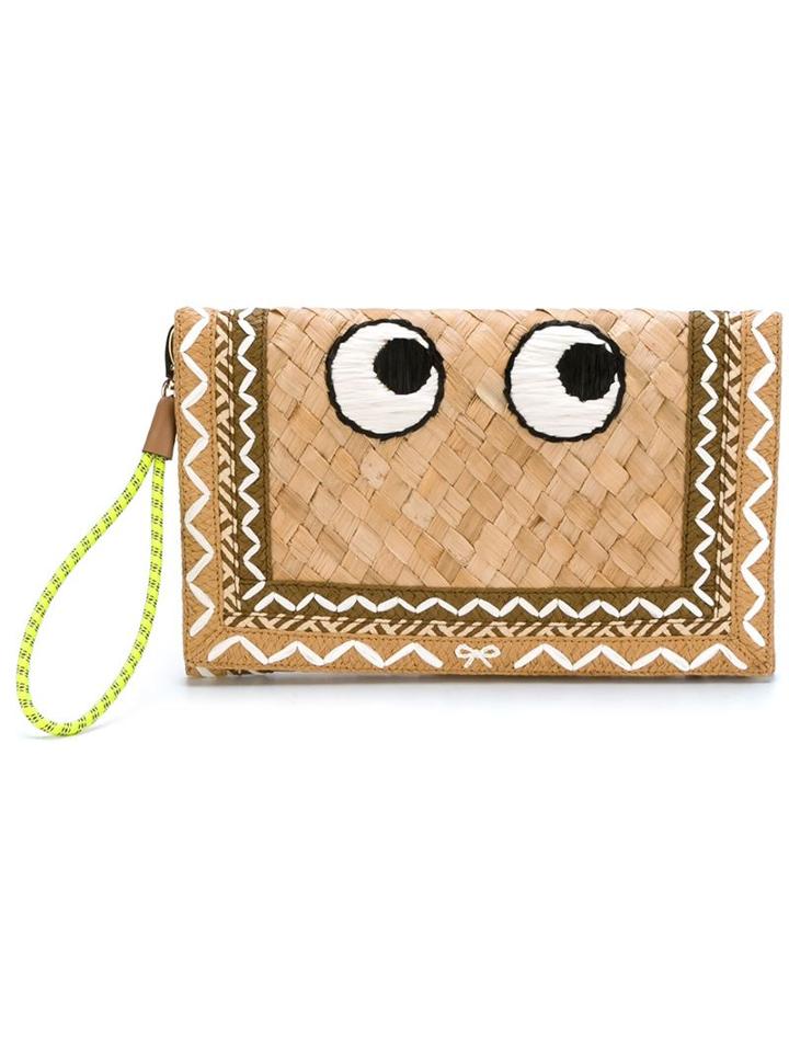 Anya Hindmarch Woven Clutch Bag