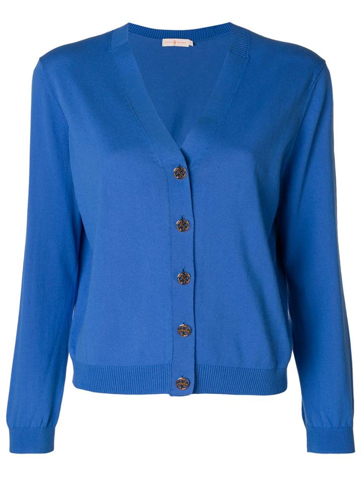 Tory Burch Classic Cardigan - Blue