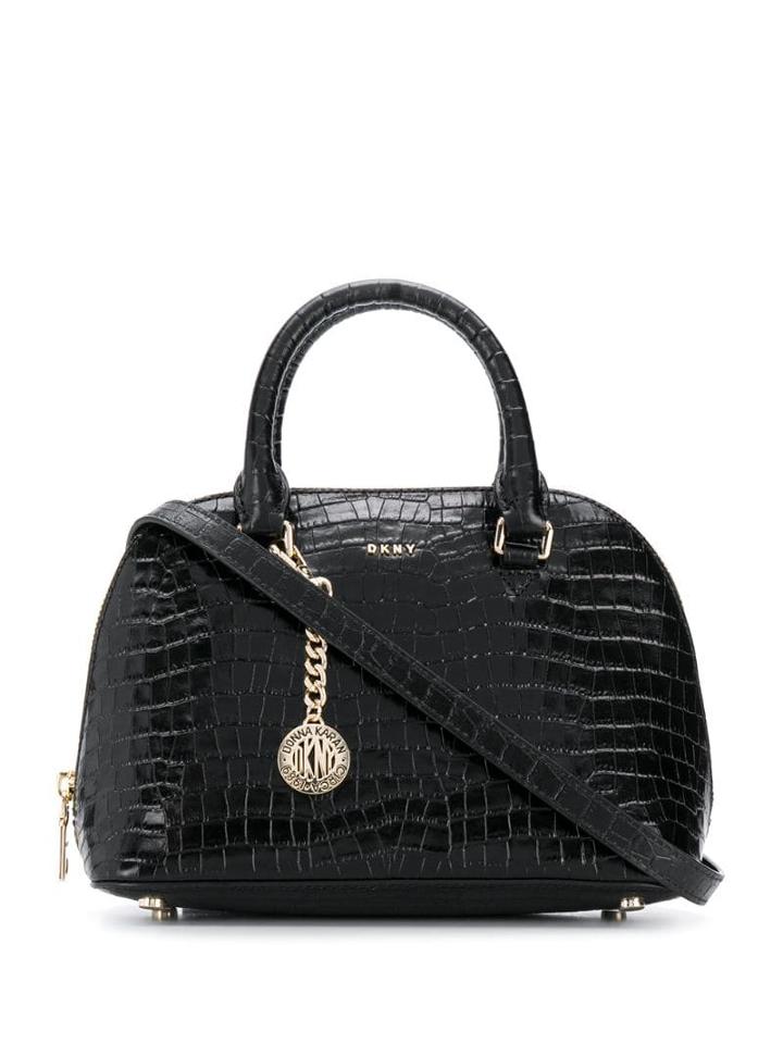 Dkny Embossed Bryant Tote Bag - Black