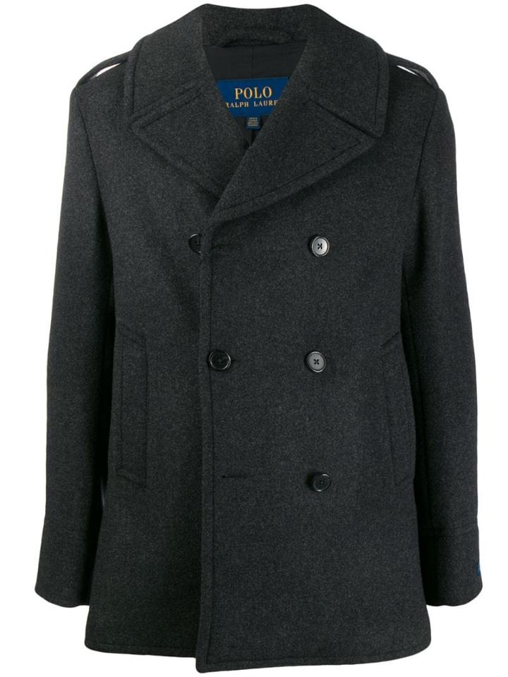 Polo Ralph Lauren Double Breasted Peacoat - Grey