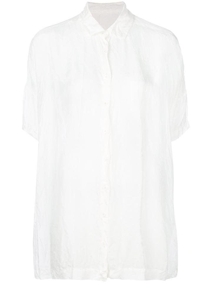 Casey Casey Creased Casual Shirt - White