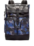 Tumi Camouflage Foldover Backpack - Blue