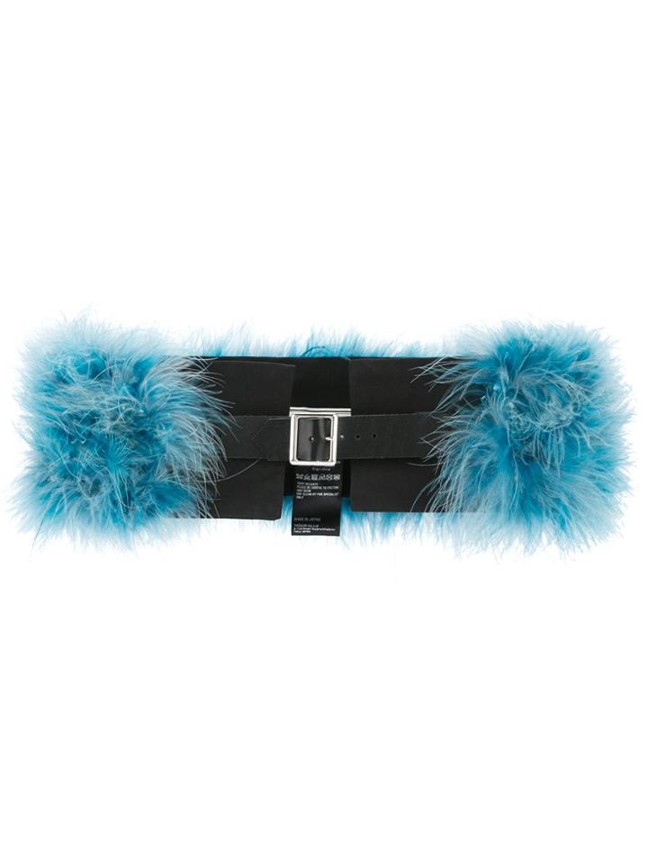 Tu Es Mon Trésor Buckle Belt - Blue