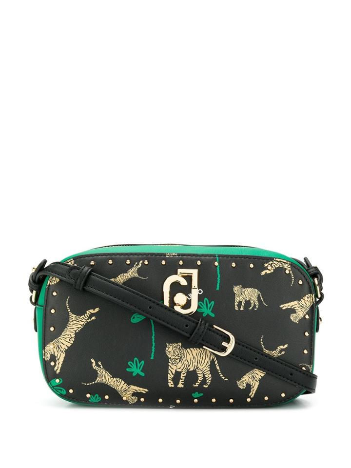 Liu Jo Tiger Print Camera Bag - Black