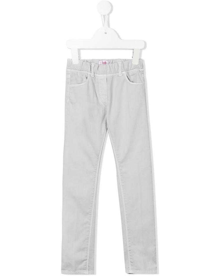 Il Gufo Twill Trousers, Boy's, Size: 10 Yrs, Grey