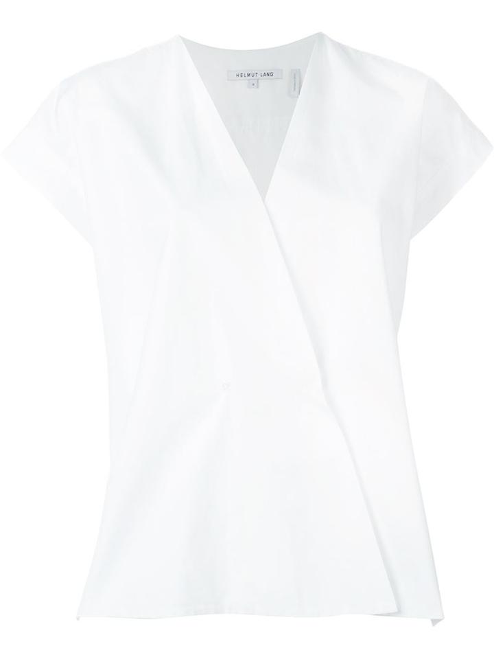 Helmut Lang V-neck Boxy Top