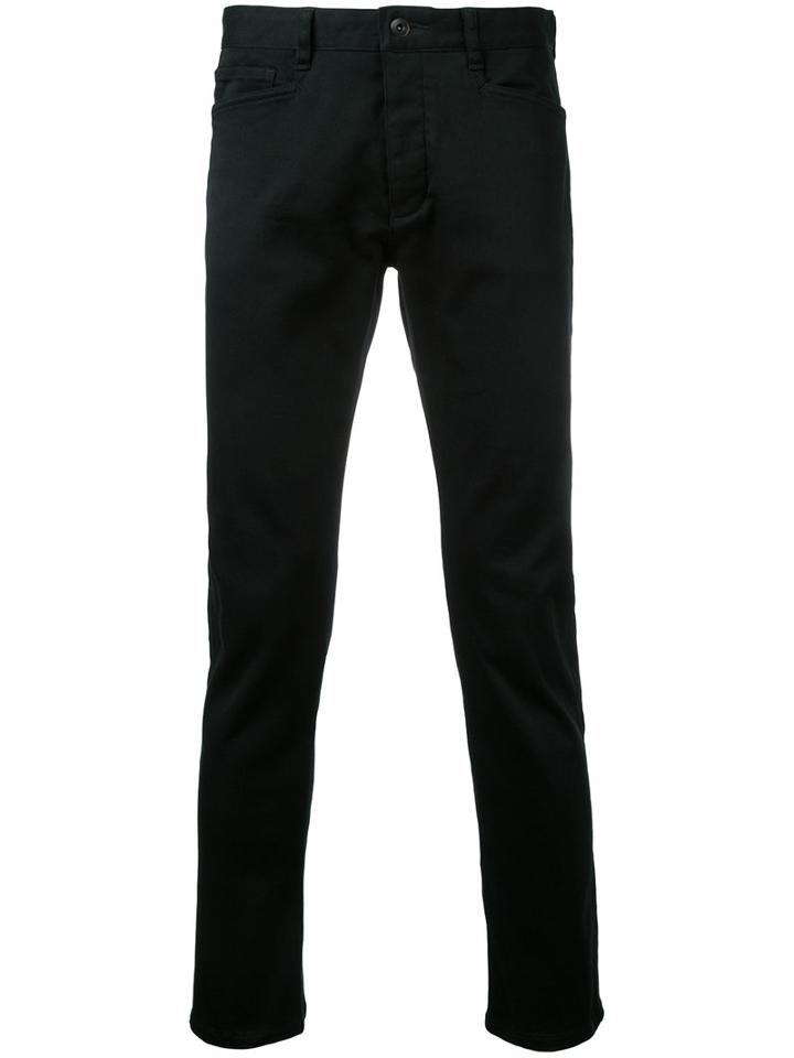 Attachment - Tapered Trousers - Men - Cotton/polyurethane - 3, Black, Cotton/polyurethane