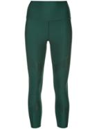 Nimble Activewear Linear High Rise Leggings - Green