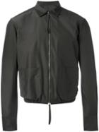 E. Tautz 'torquay' Zip Up Bomber Jacket, Men's, Size: Large, Brown, Silk/polyester
