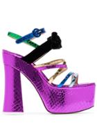 Attico Multicoloured Bibbi Greta Platform Heels - 021 Multicoloured