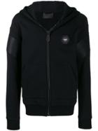 Philipp Plein Hooded Sweat Jacket - Black