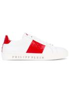 Philipp Plein Color Block Lace-up Sneakers - White