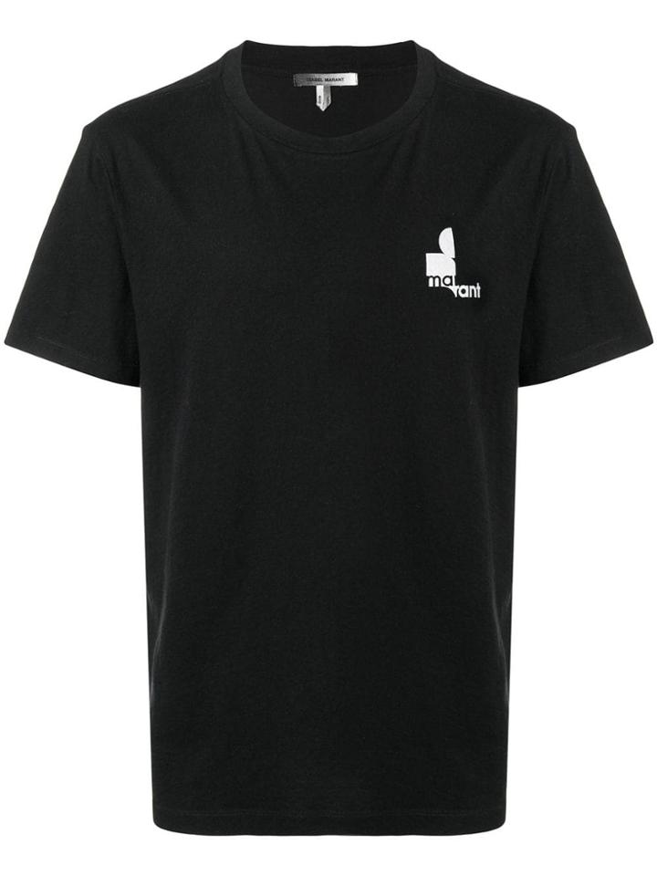 Isabel Marant Logo Crewneck T-shirt - Black