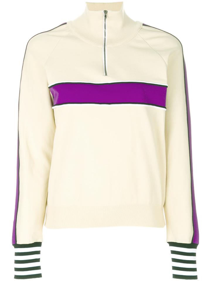 Ssheena Zip Up Sweatshirt - Nude & Neutrals
