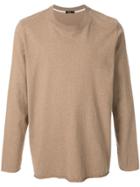 Bassike Long-sleeve Fitted Sweater - Brown