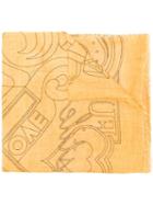 Faliero Sarti Tradition Print Scarf - Yellow