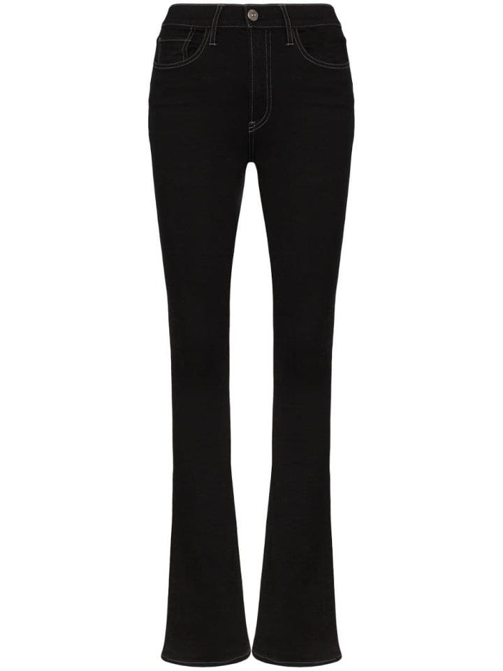 3x1 Maya Skinny Flare Jeans - Black