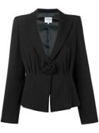 Giorgio Armani Vintage 2000's Bow Detail Jacket - Black
