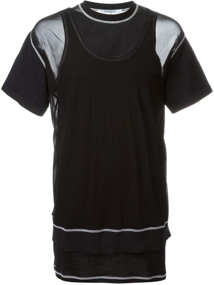 Givenchy Layered Sheer T-shirt