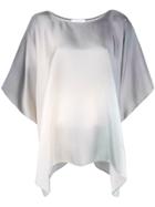 Jean Paul Knott Batwing Blouse - Grey