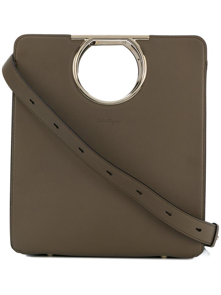 Salvatore Ferragamo Vela Tote Bag - Nude & Neutrals