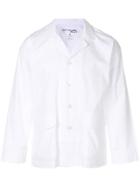 Comme Des Garçons Shirt Boys Buttoned Lightweight Jacket - White