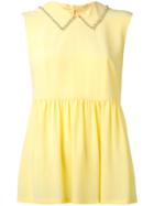 Max Mara Studio Tandem Top - Yellow & Orange