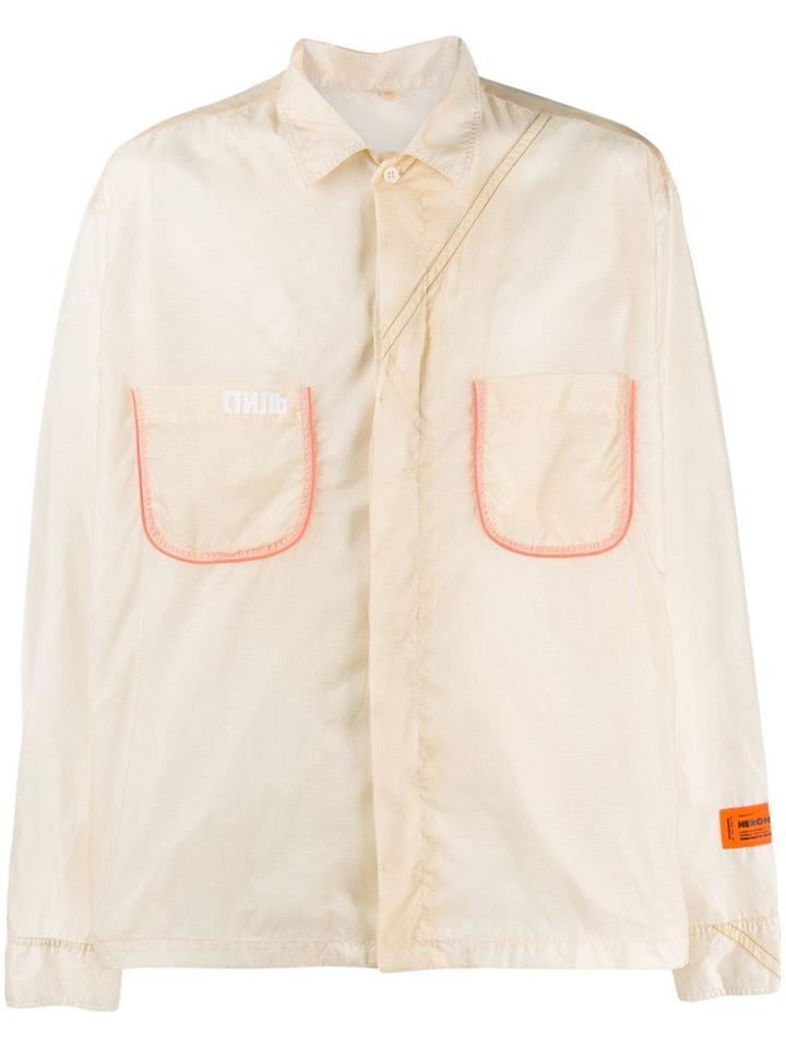 Heron Preston Parachute Loose Fit Shirt - Neutrals