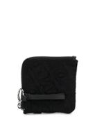 House Of Holland Embroidered Logo Wallet - Black