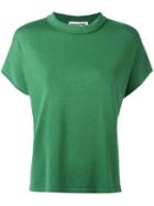 Essentiel Antwerp - Round Collar Top - Women - Modal/viscose/wool - L, Women's, Green, Modal/viscose/wool