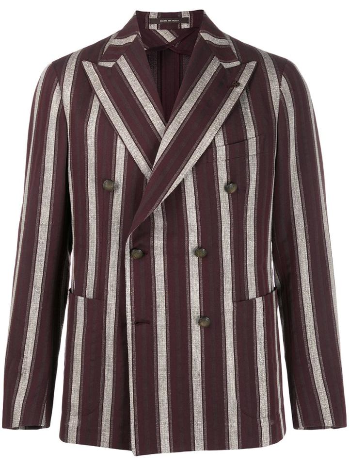 Tagliatore Classic Double-breasted Blazer - Red