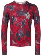 Etro Floral Print Sweater - Red