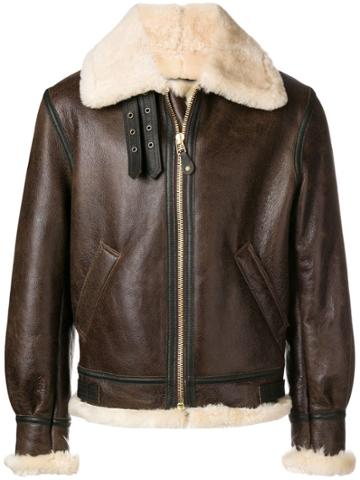Schott Leather Jacket - Brown