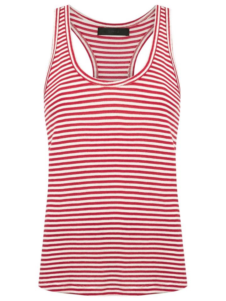 Talie Nk Round Neck Tank Top, Women's, Size: Medium, Red, Cotton/viscose