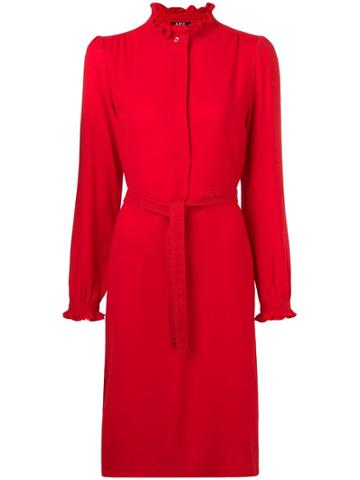 A.p.c. Apc - Woman - Robe Astor (lookbook) - Red