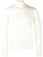 Tagliatore Roll Neck Sweater - White