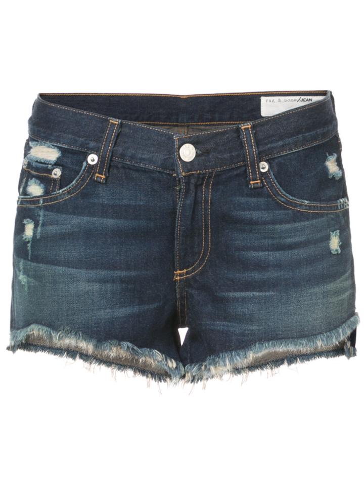 Rag & Bone /jean Cut Off Doris Shorts - Blue