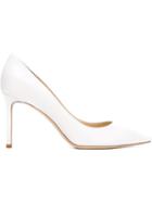 Jimmy Choo Romy Pumps, Women's, Size: 40, White, Leather