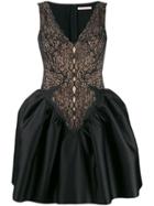 Christopher Kane Cupcake Lace Mini Dress - Black