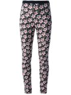 Emanuel Ungaro Star Print Skinny Trousers - Green