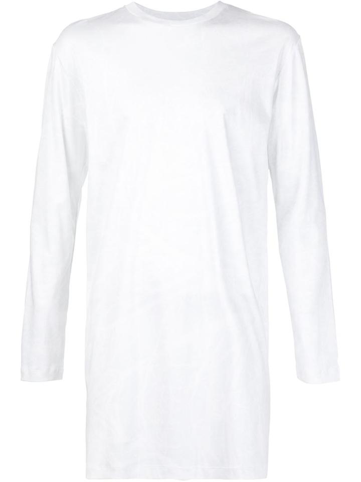 Rochambeau Longsleeved T-shirt, Men's, Size: M, White, Cotton