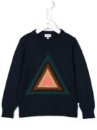 Paul Smith Junior Triangle Intarsia Jumper, Boy's, Size: 6 Yrs, Blue