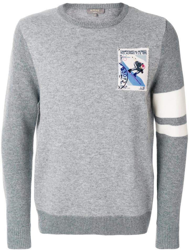 N.peal Round Neck Cashmere Jumper - Grey