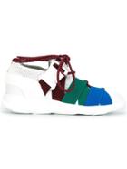 Christopher Kane Panelled Sneakers - White