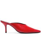 Dorateymur Red Groupie 70 Leather Mules