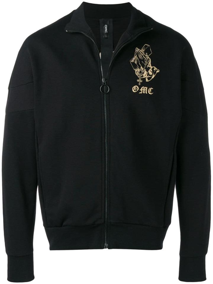 Omc God's Bankers Zip Front Sweatshirt - Black