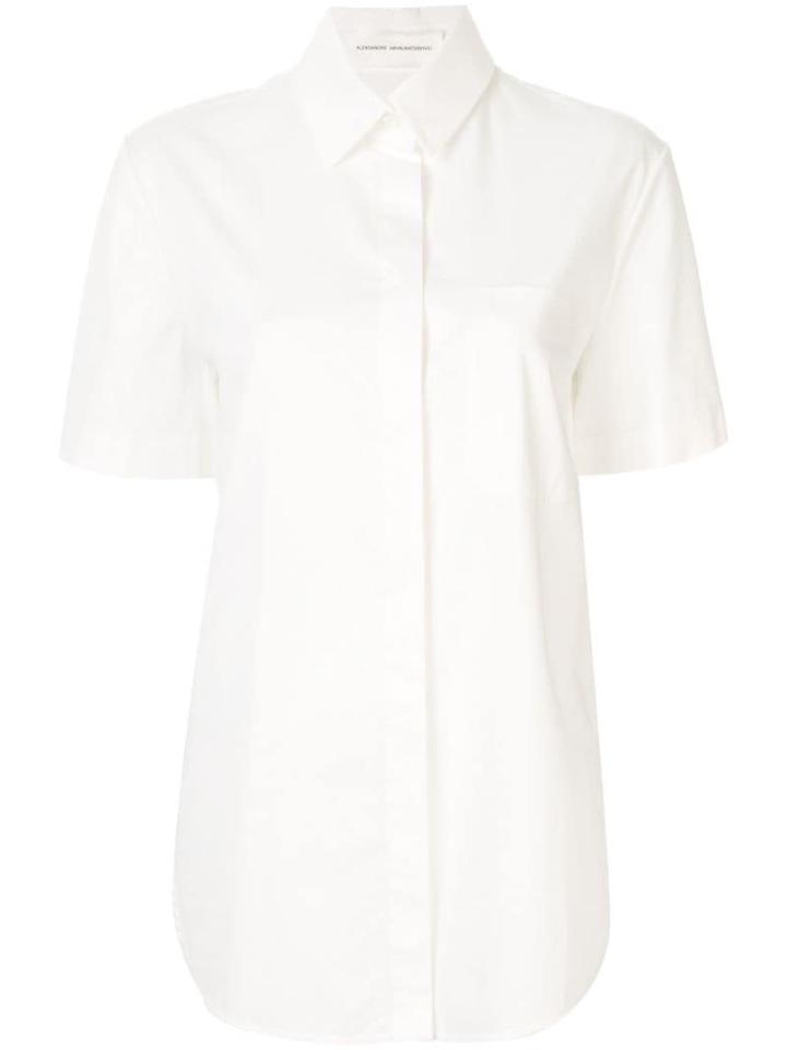 Aleksandre Akhalkatsishvili Short-sleeved Relaxed-fit Shirt - White